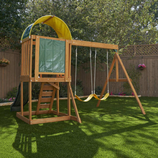 Kidkraft Ainsley Wooden Outdoor Playset / Swingset Toy Corner