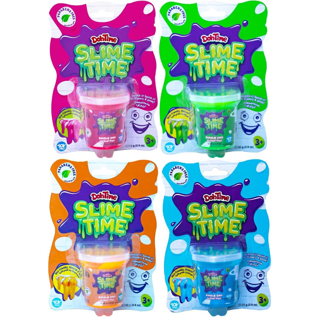 DohTime SlimeTime Single Can 100g Blistercard Assorted 1 Pc Toy Corner dohtime-slimetime-single-can-100g-blistercard-assorted-1-pc-toy-corner