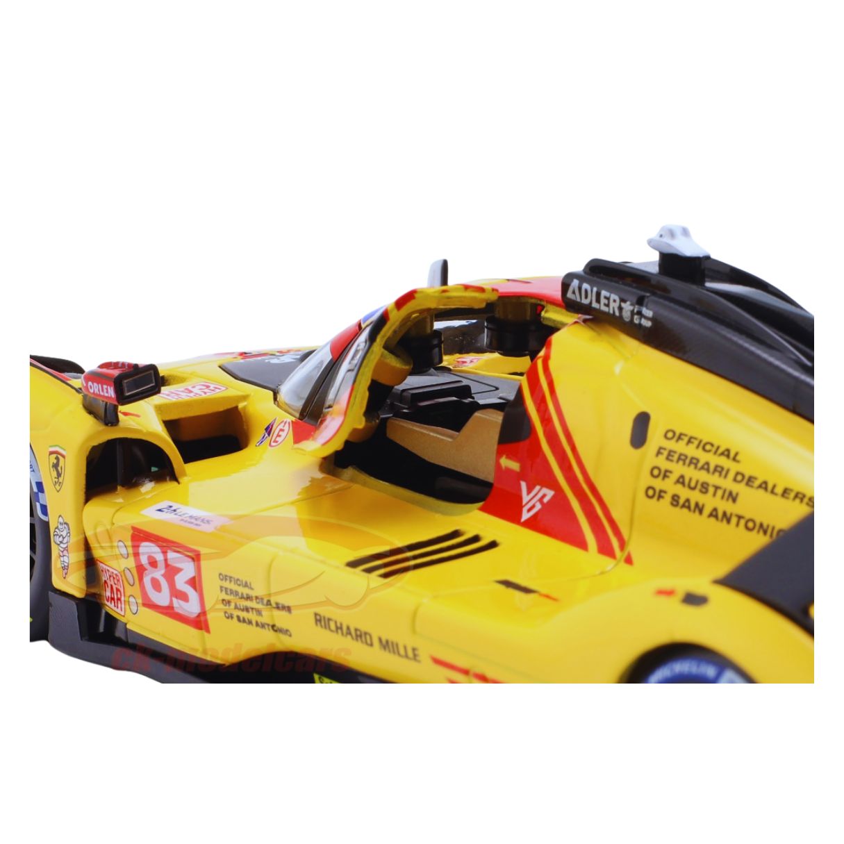 Bburago Ferrari Racing 499P Le Mans Hypercar 2024 AF Corse No.50 1/18 Bburago Ferrari Racing 499P Le Mans Hypercar 2024 AF Corse No.50 1/18