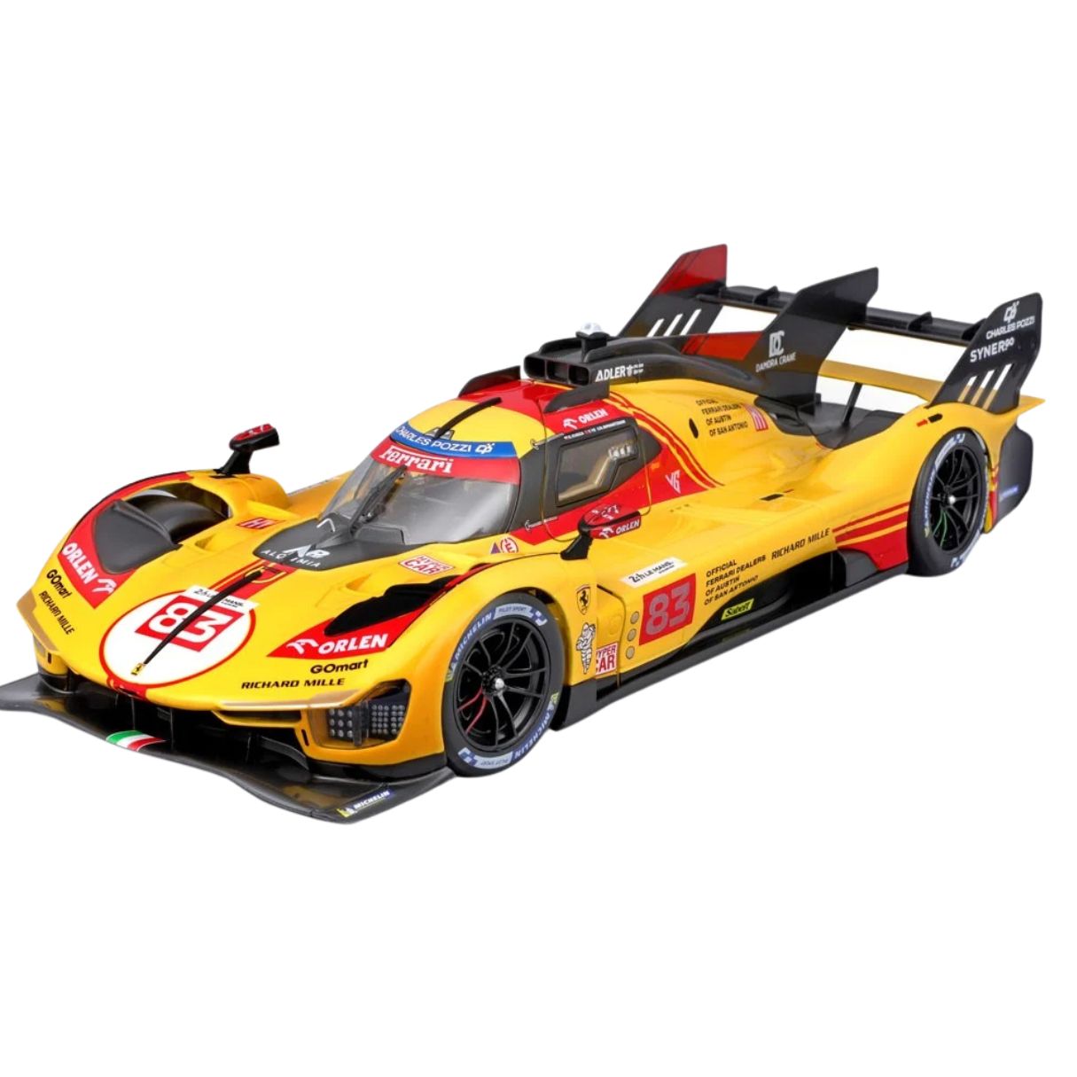 Bburago 1:43 Ferrari 2024 499P No.83 24h LE MANS caja acrílica y base aleación vehículo de lujo Diecast coche modelo colección de juguet - AliExprs 26 Bburago 1:43 Ferrari 2024 499P No.83 24h LE MANS caja acrílica y base aleación vehículo de lujo Diecast coche modelo colección de juguet - AliExprs 26