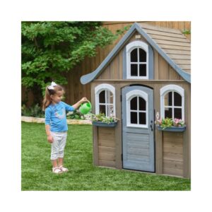 Kidkraft Forestview Ii Wooden Playhouse With Doorbell KidKraft